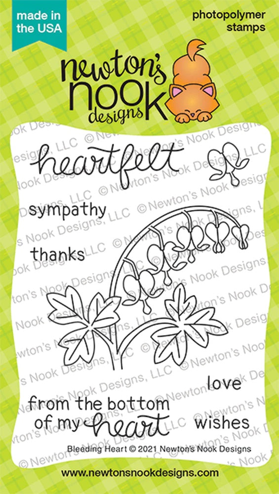 Bleeding Heart Stamp Set