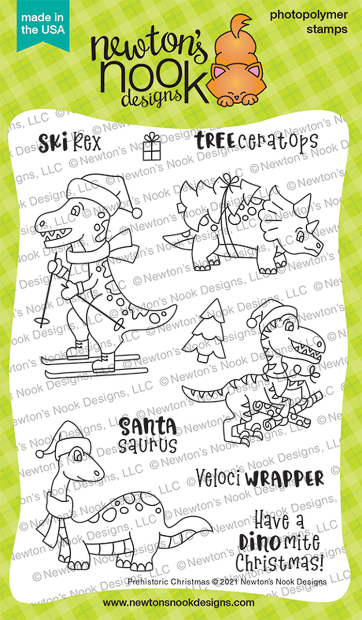 Prehistoric Christmas Stamp Set