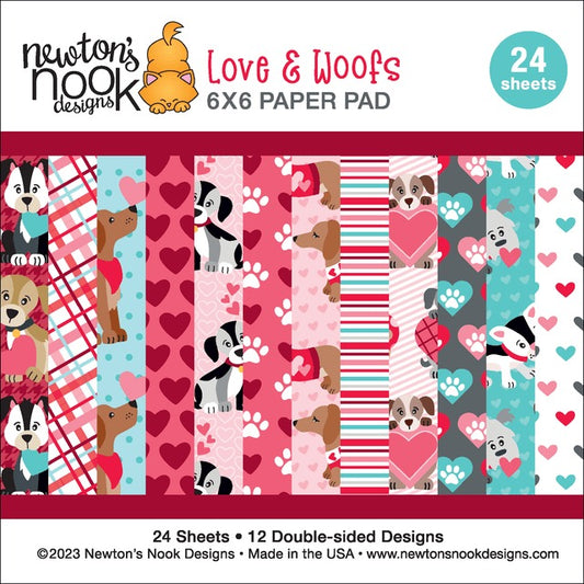 Love & Woofs 6x6 Paper Pad