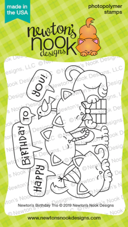 Newton's Birthday Trio Stamp Set