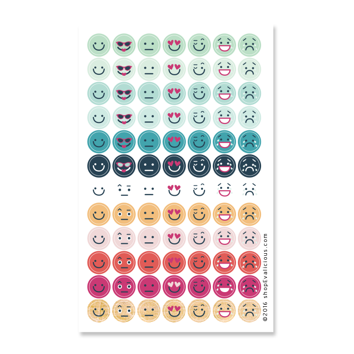 On Our Way Planner Emoji Stickers