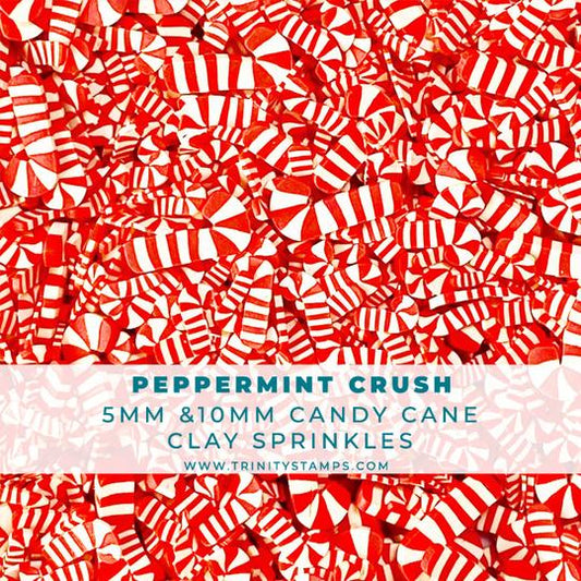 Peppermint Crush Candy Cane Sprinkles Mix