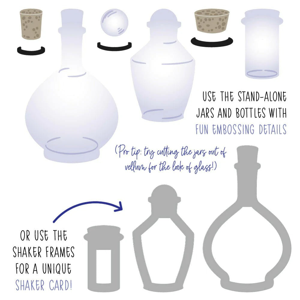 Perfect Potions Shaker Jars Honey Cuts