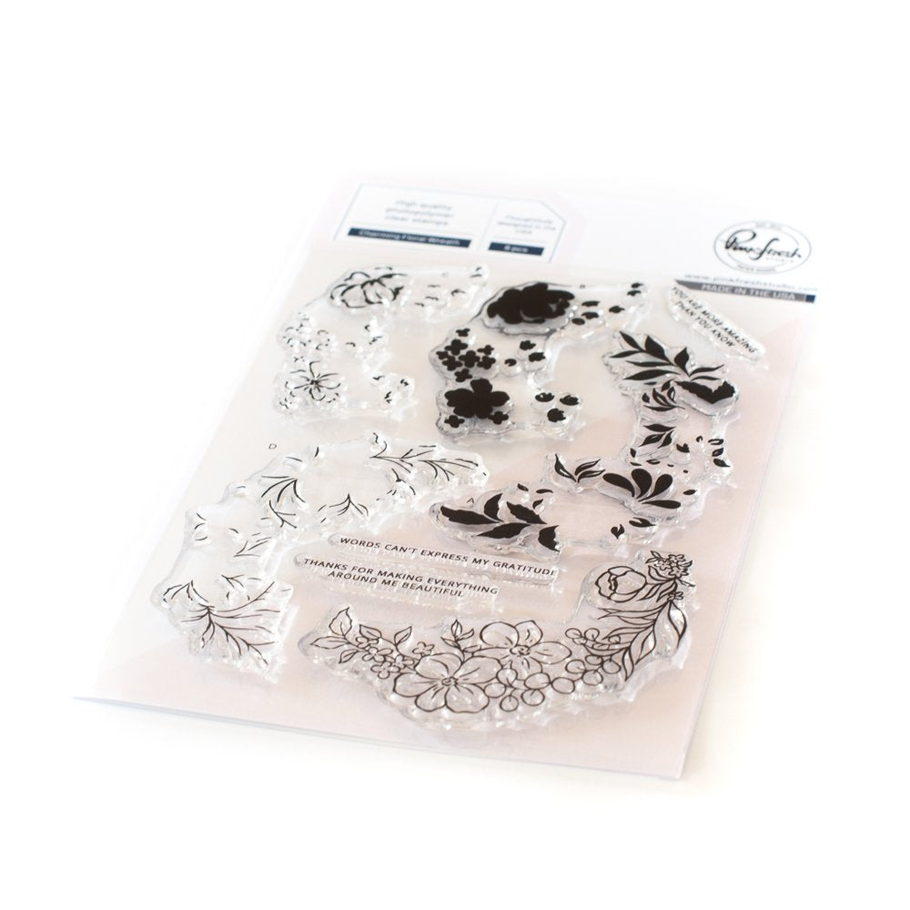 Charming Floral Wreath Stamp Set
