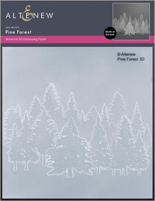 Pine Forest 3D Embossing Folder