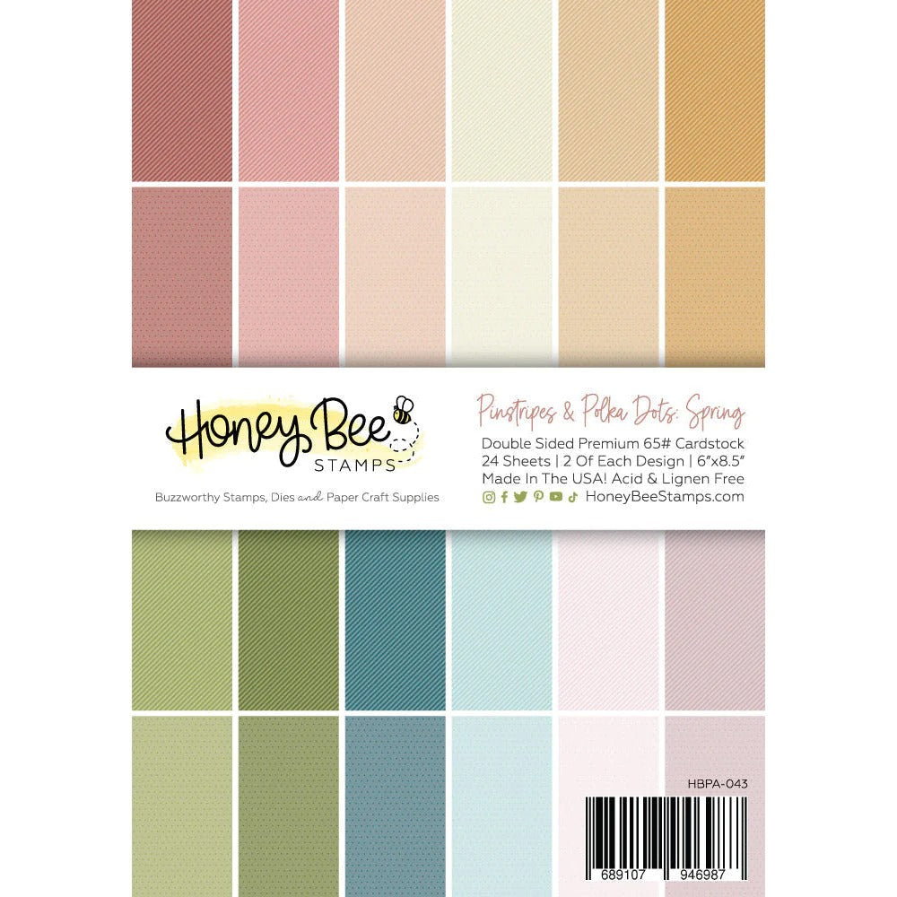 Pinstripes & Polka Dots: Spring 6x8.5 Paper Pad