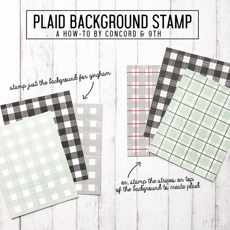 Plaid Background Stamp