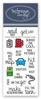Planner Road Trip Stamp Set