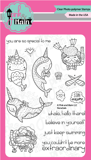 Narwhals Stamp Set