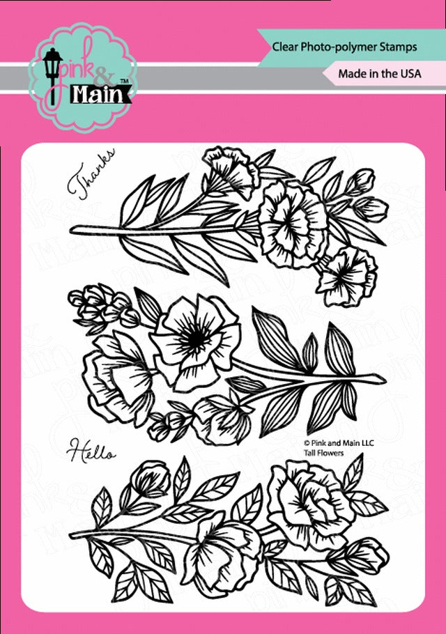 Tall Flowers Stamp Set