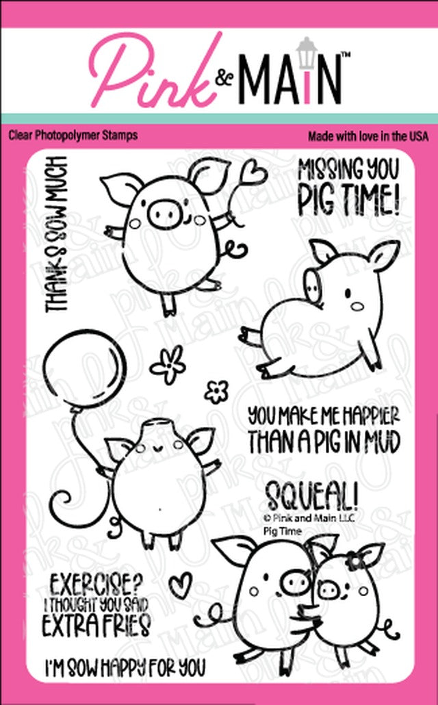 Pig Time Stamp Set