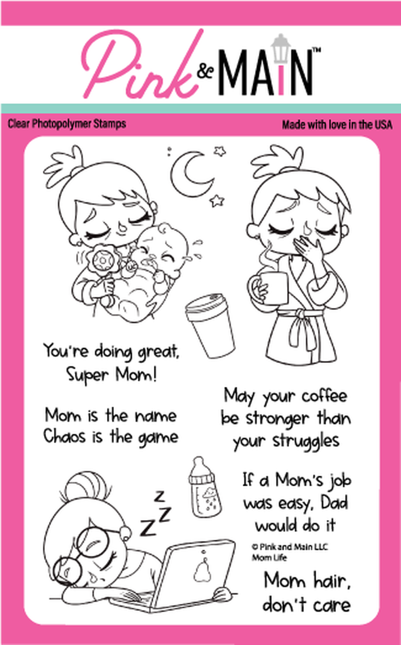 Mom Life Stamp Set