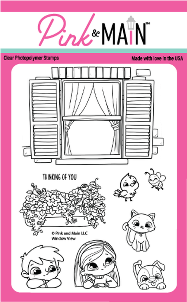 Window View Stamp Set