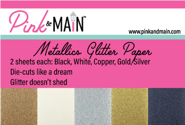 Metallics Glitter 6x6 Paper Pack