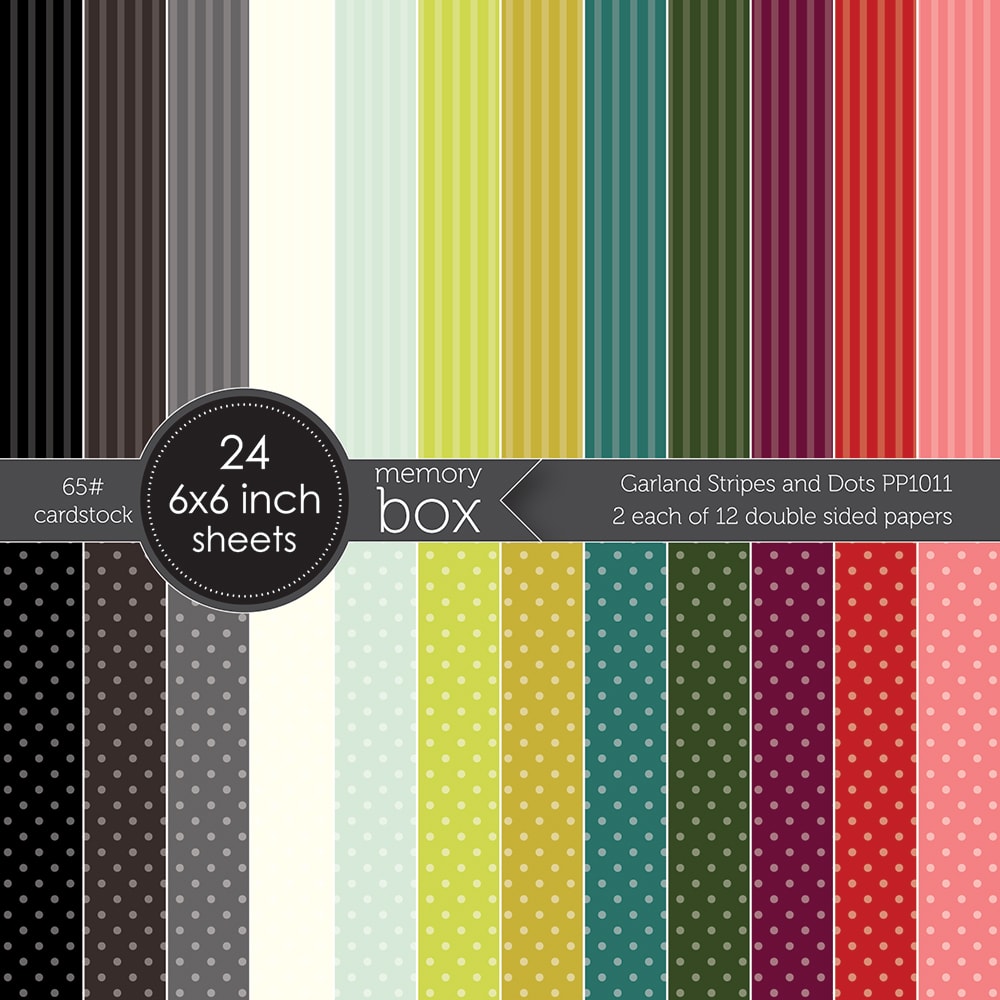 Garland Stripes and Dots 6x6 Paper Pad