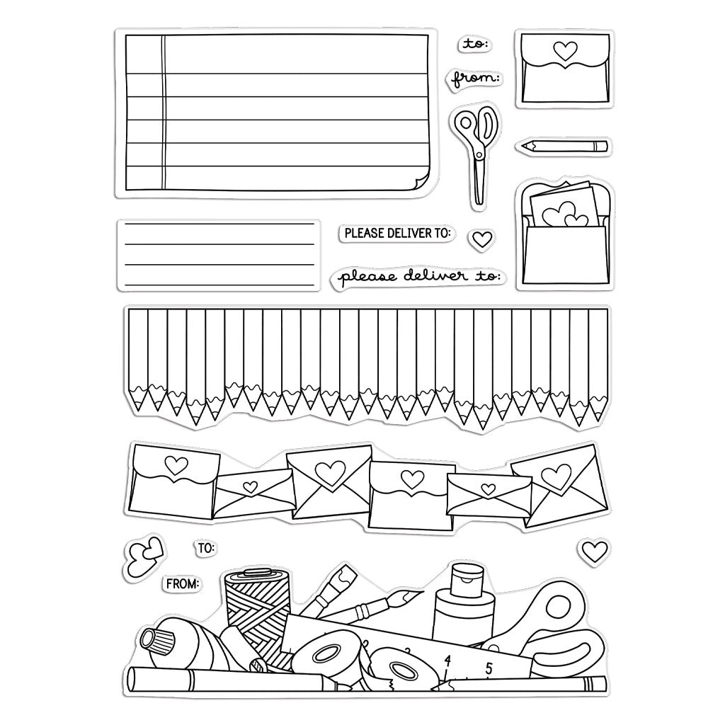 Please Deliver Stamp Set