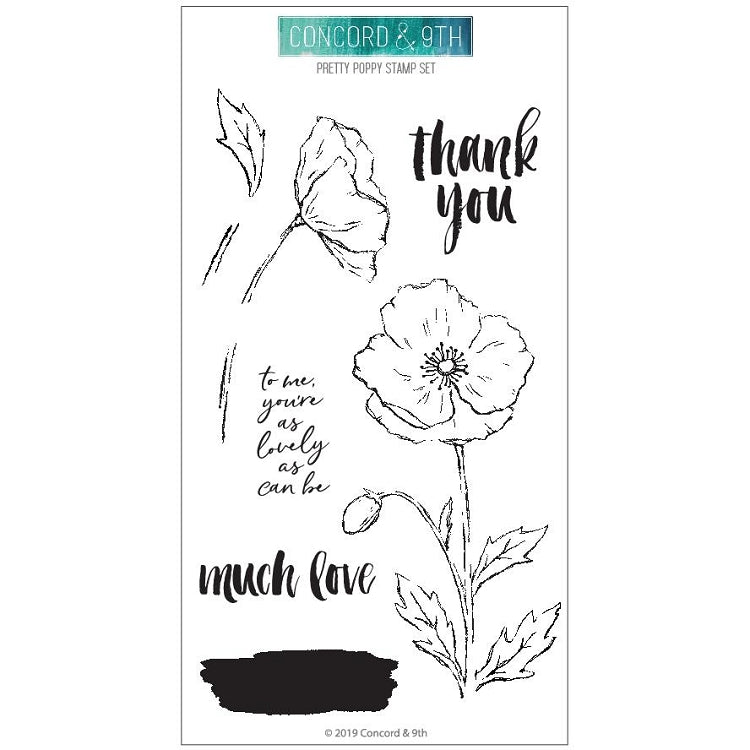 Pretty Poppy Stamp Set