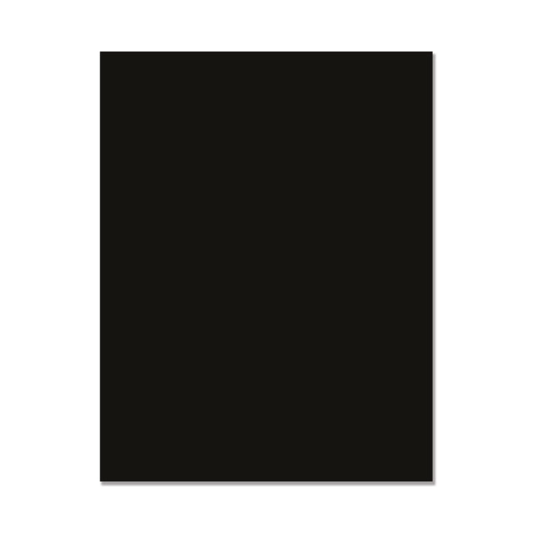 Hero Hues 8.5x11 Cardstock Pitch Black