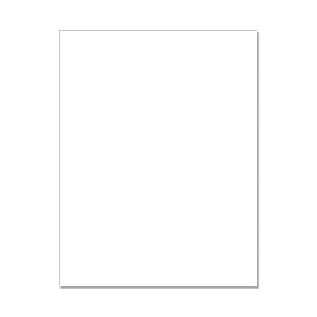 Hero Hues 8.5 x 11 Cardstock Dove White