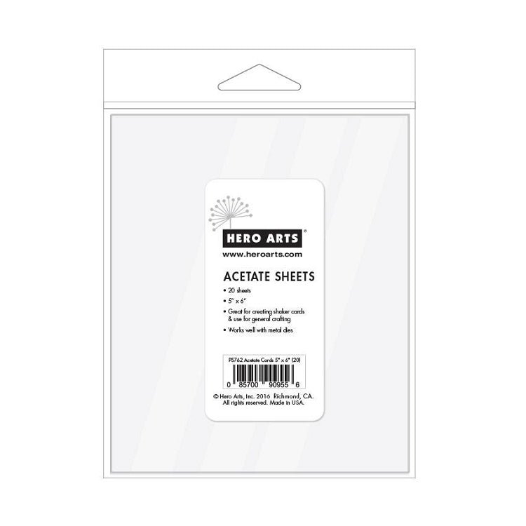 Acetate Sheets 5" x 6"