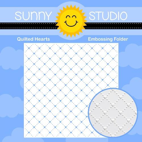 Quilted Hearts Embossing Folder