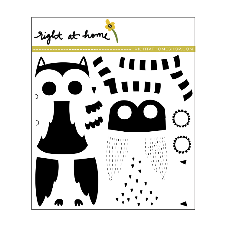 Nestling Owl Stamp Set