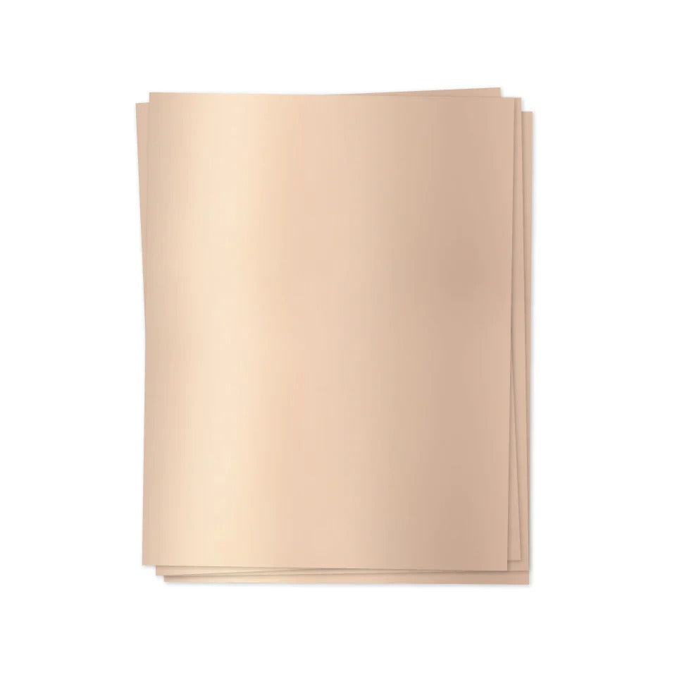 Rose Gold 8.5 x 11 Foil Paper