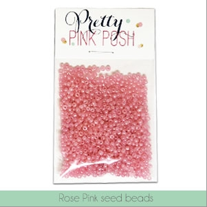 Rose Pink Seed Beads