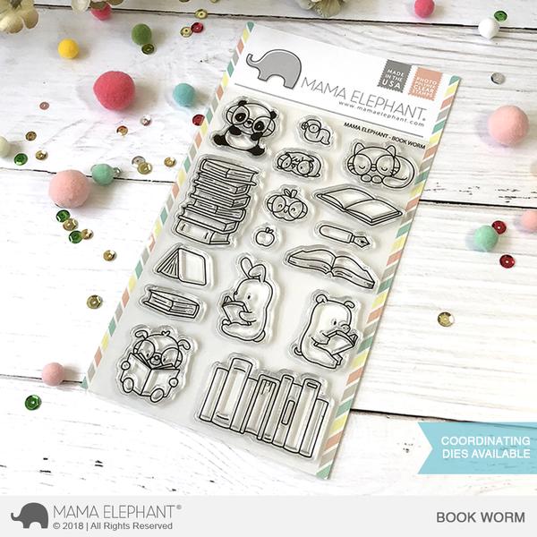 Book Worm Stamp Set