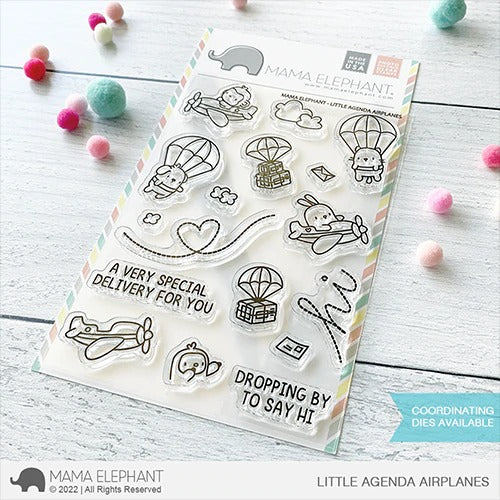 Little Agenda Airplanes Stamp Set