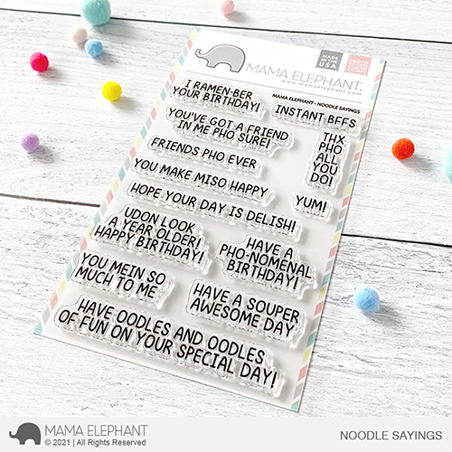 Noodle Sayings Stamp Set