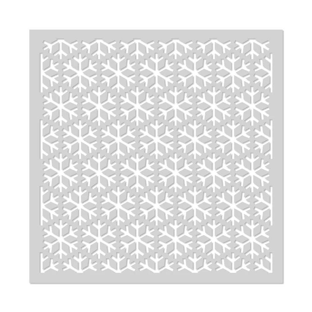 Snowflake Pattern Stencil