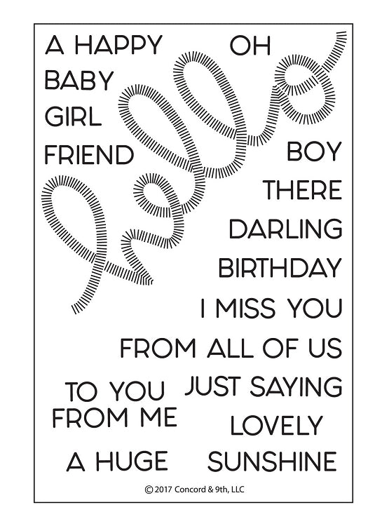 Say Hello Stamp Set
