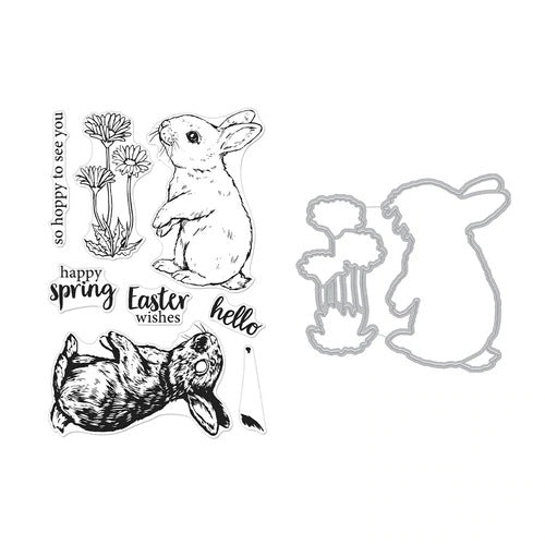 Color Layering Bunny Stamp & Die