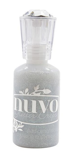 Nuvo Glitter Drops Silver Crystals