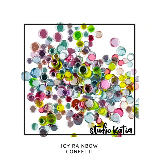 Icy Rainbow Confetti