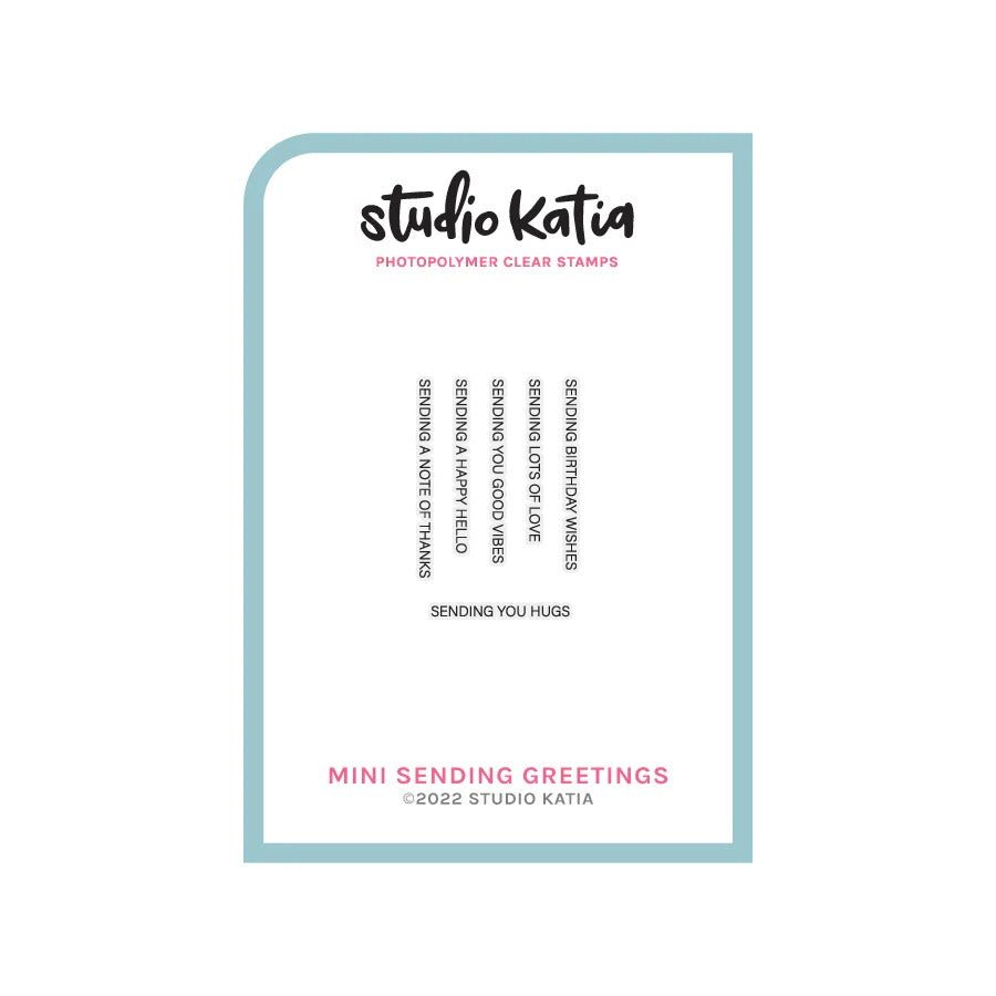 Mini Sending Greetings Stamp Set