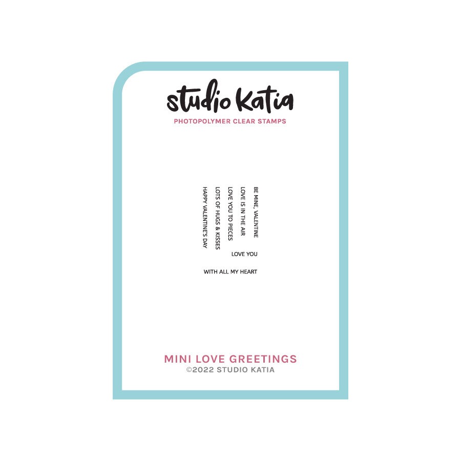 Mini Love Greetings Stamp Set