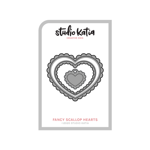 Fancy Scallop Hearts Dies