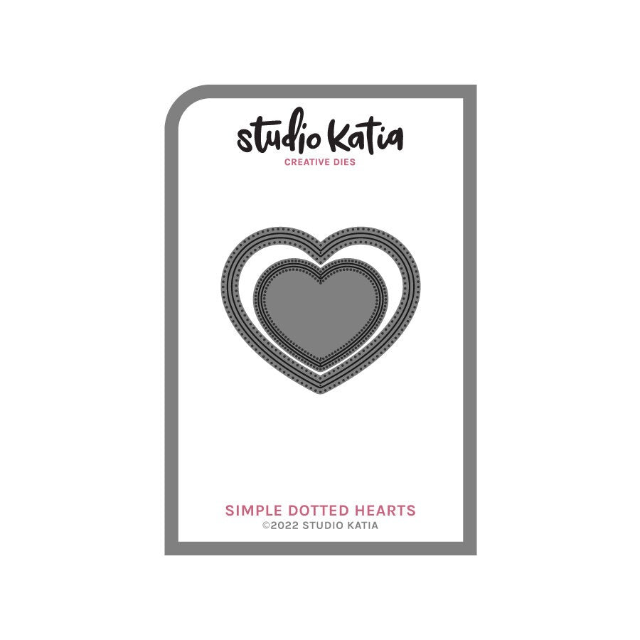 Simple Dotted Hearts Dies