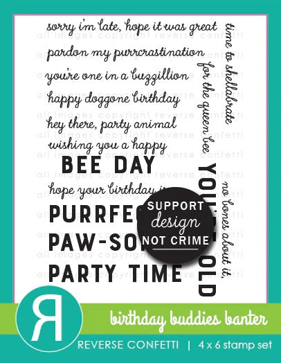 Birthday Buddies Banter Stamp Set