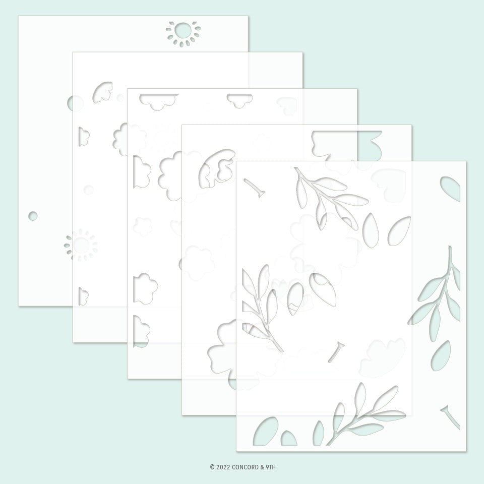 Sweet Bee Stencil Pack