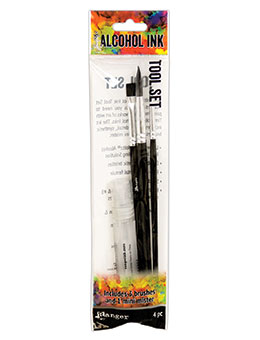 Alcohol Ink Tool Set - Brushes & Mister