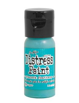 Distress Paint Flip-Top Peacock Feathers