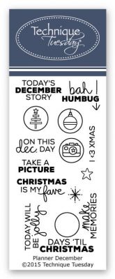 Planner December Story Stamp Set