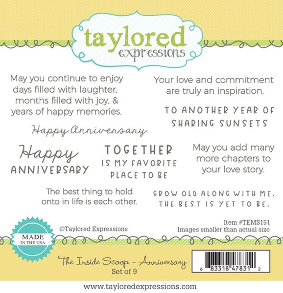 The Inside Scoop - Anniversary Stamp Set