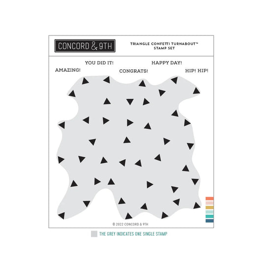 Triangle Confetti Turnabout™ Stamp Set