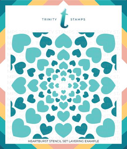 Heartburst Layering Stencils
