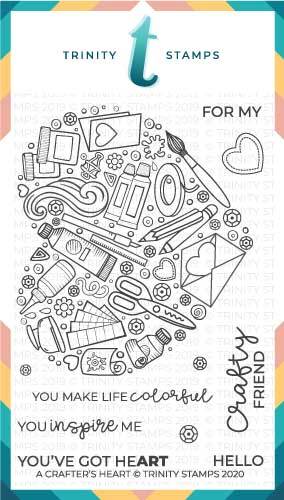 A Crafters Heart Stamp Set