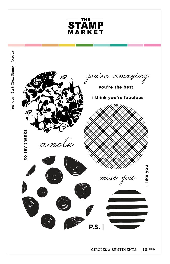 Circles & Sentiments Stamp Set
